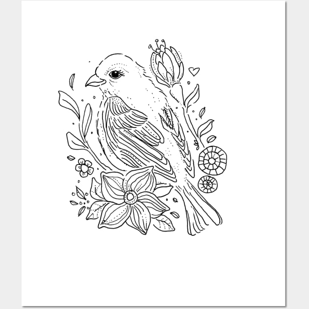 Little Bird Wall Art by gaea